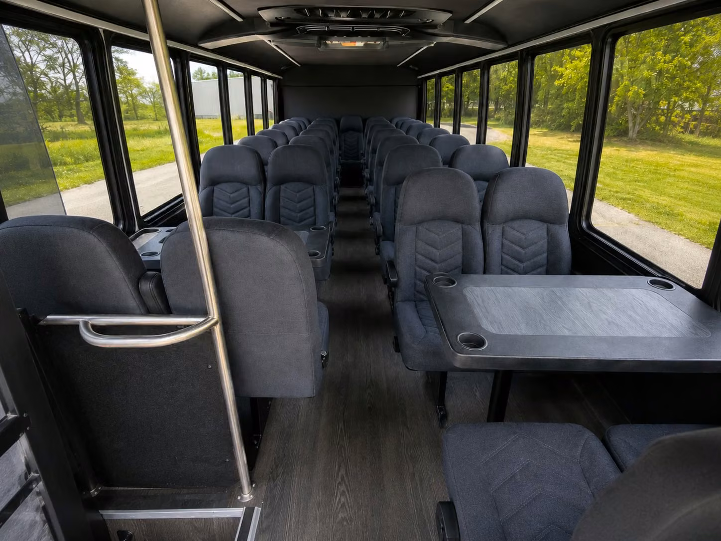 18 passenger minibus inside