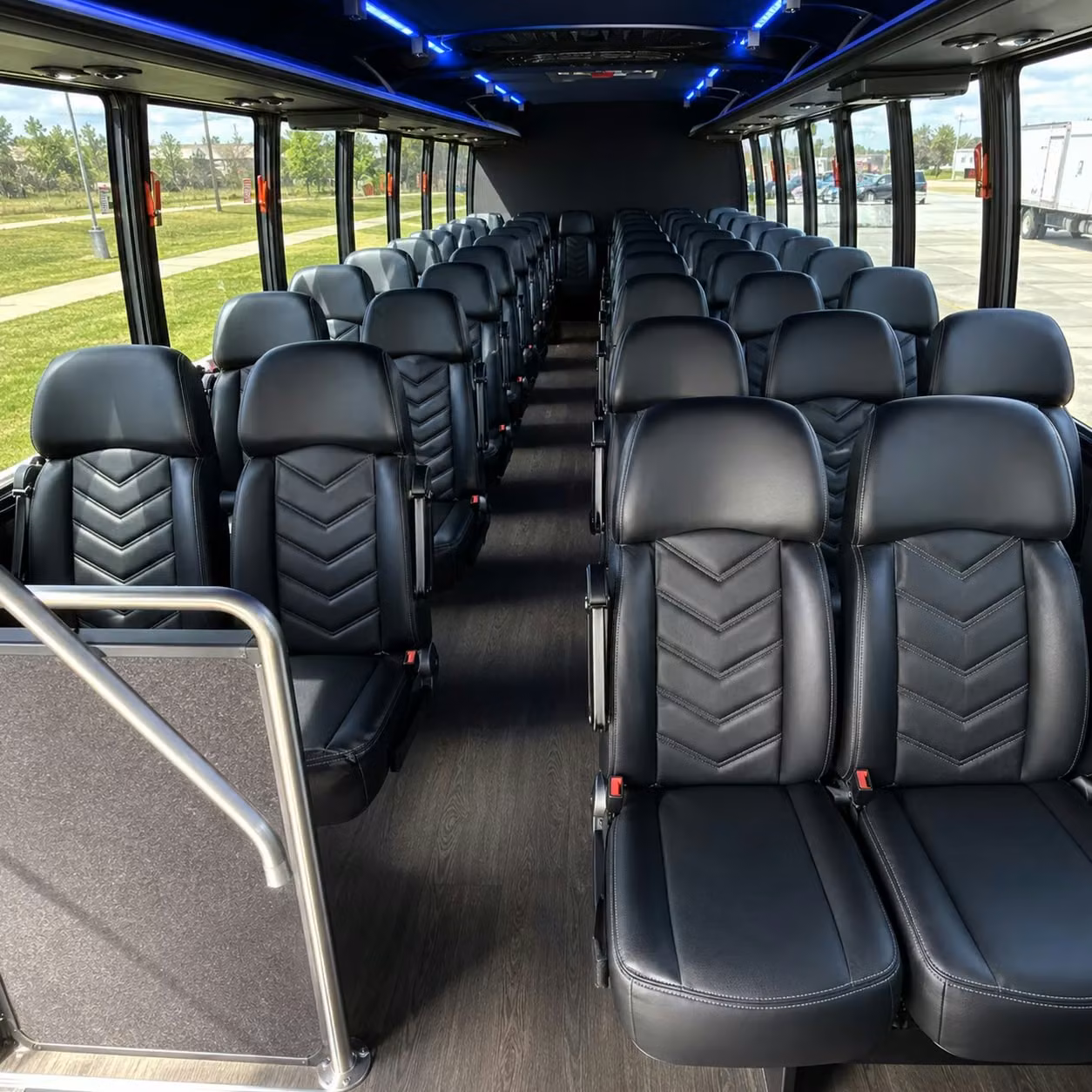 25 passenger minibus inside