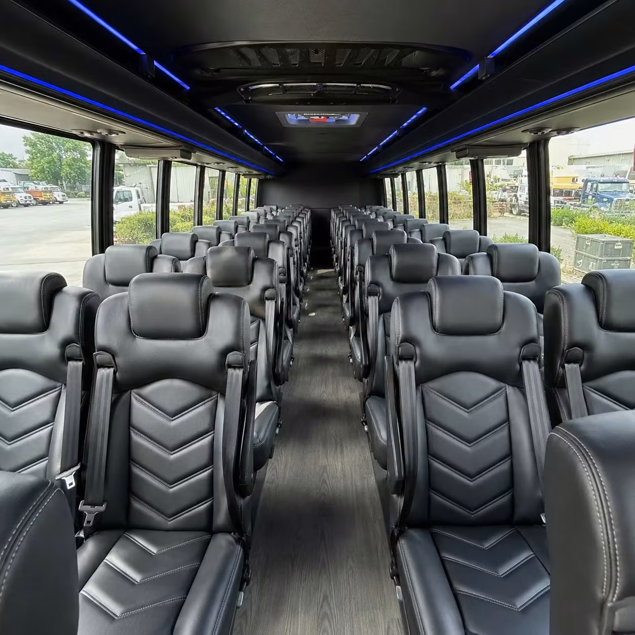 35 passenger minibus inside