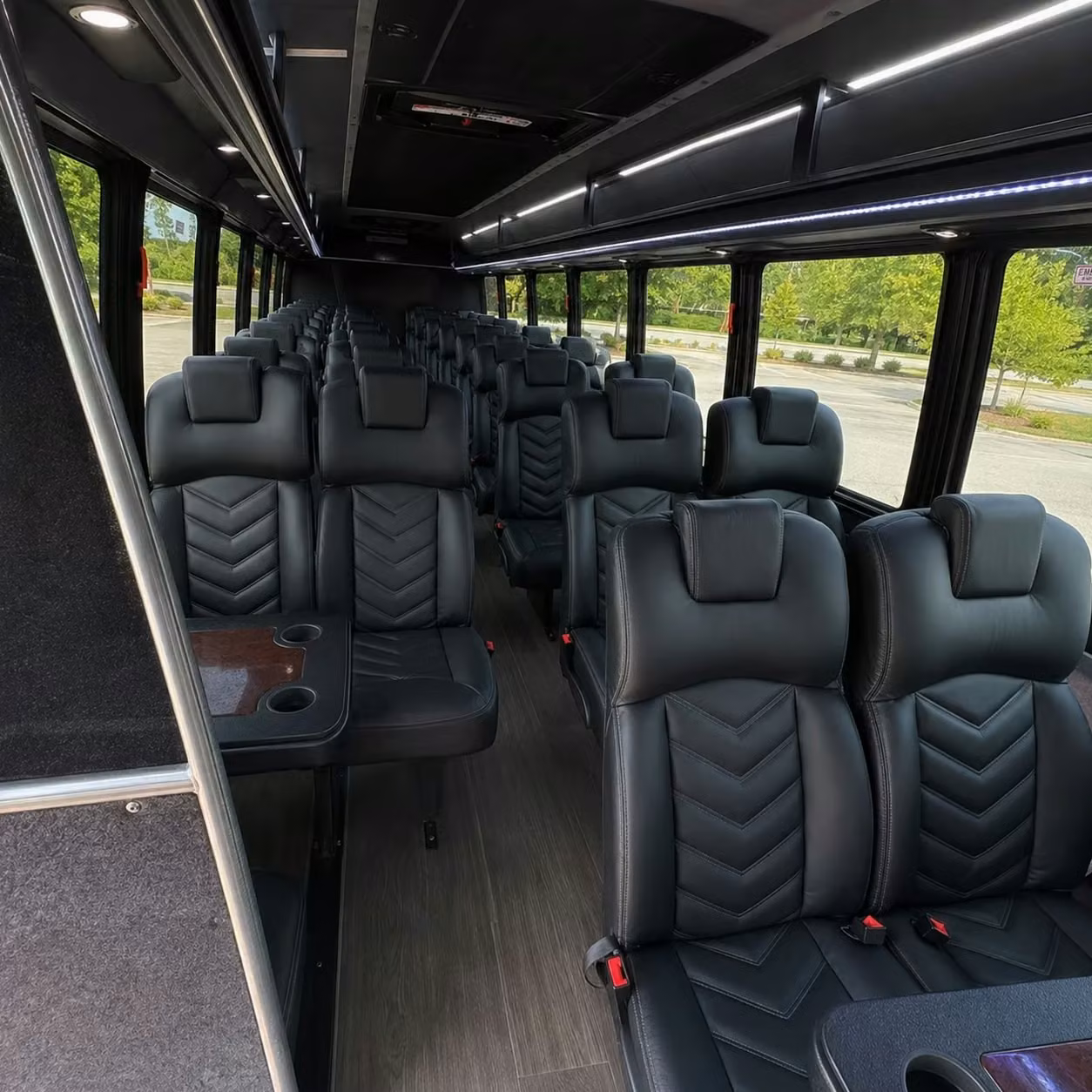 35 passenger minibus interior