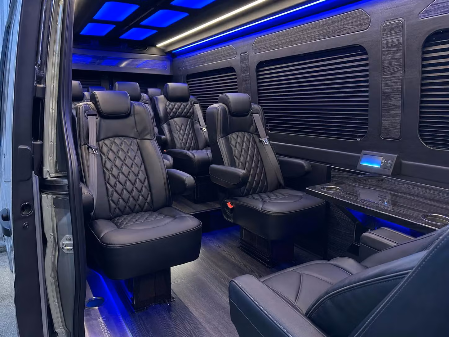 sprinter van transportation for groups and events across everett
